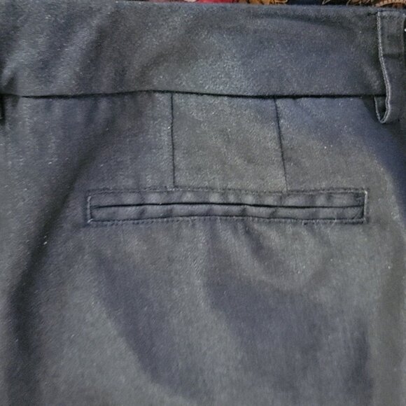 New York & Company Dress Trouser Pants Stretch Button Zip Black Size 14 Average - Picture 9 of 15